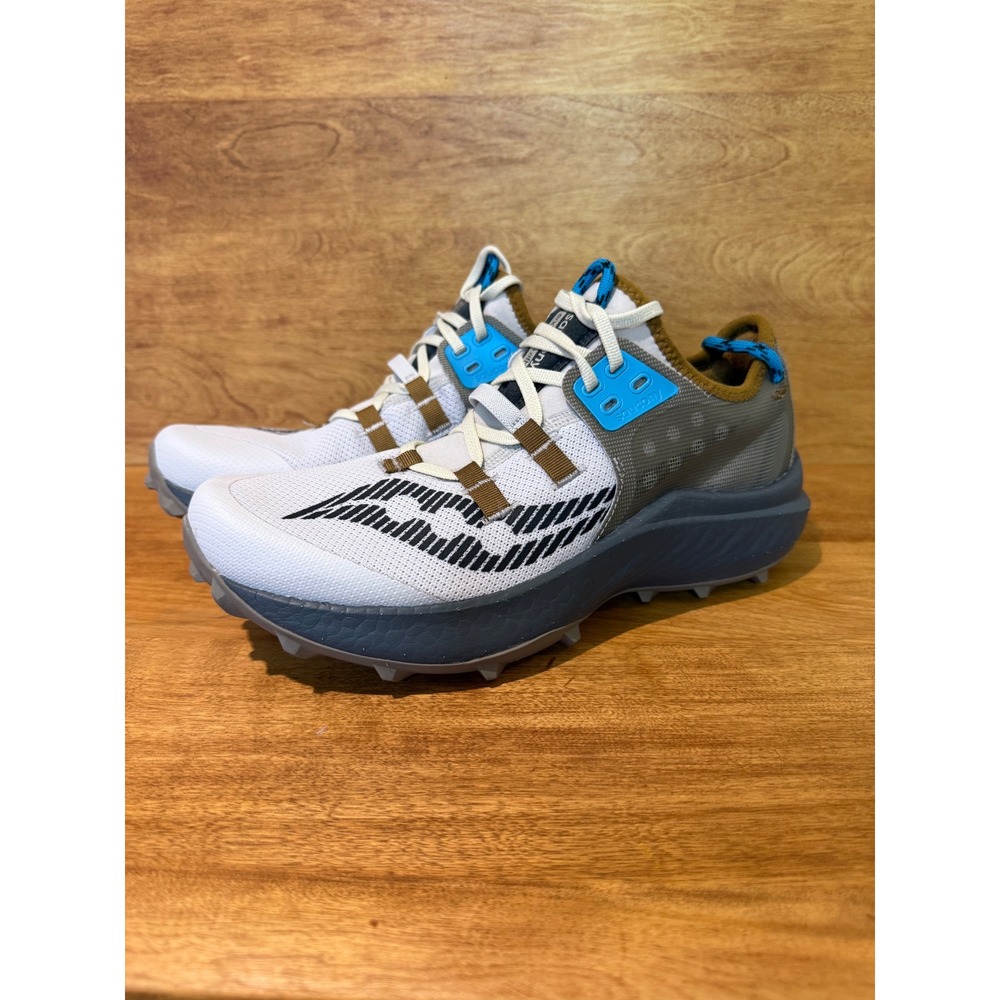 Saucony Endorphin rift Trail Running Shoes Mens 8.5 fog bronze hiking light